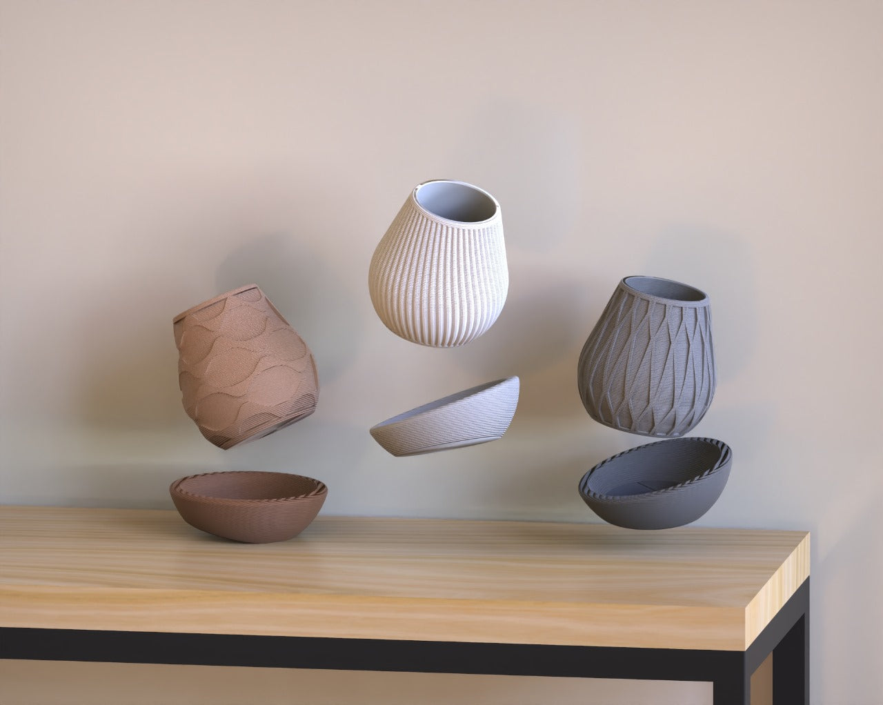 Minimal Planter - Beige
