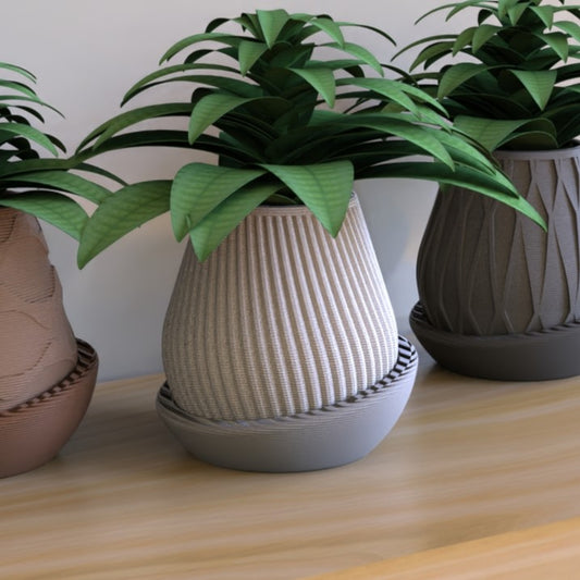 Minimal Planter - Beige