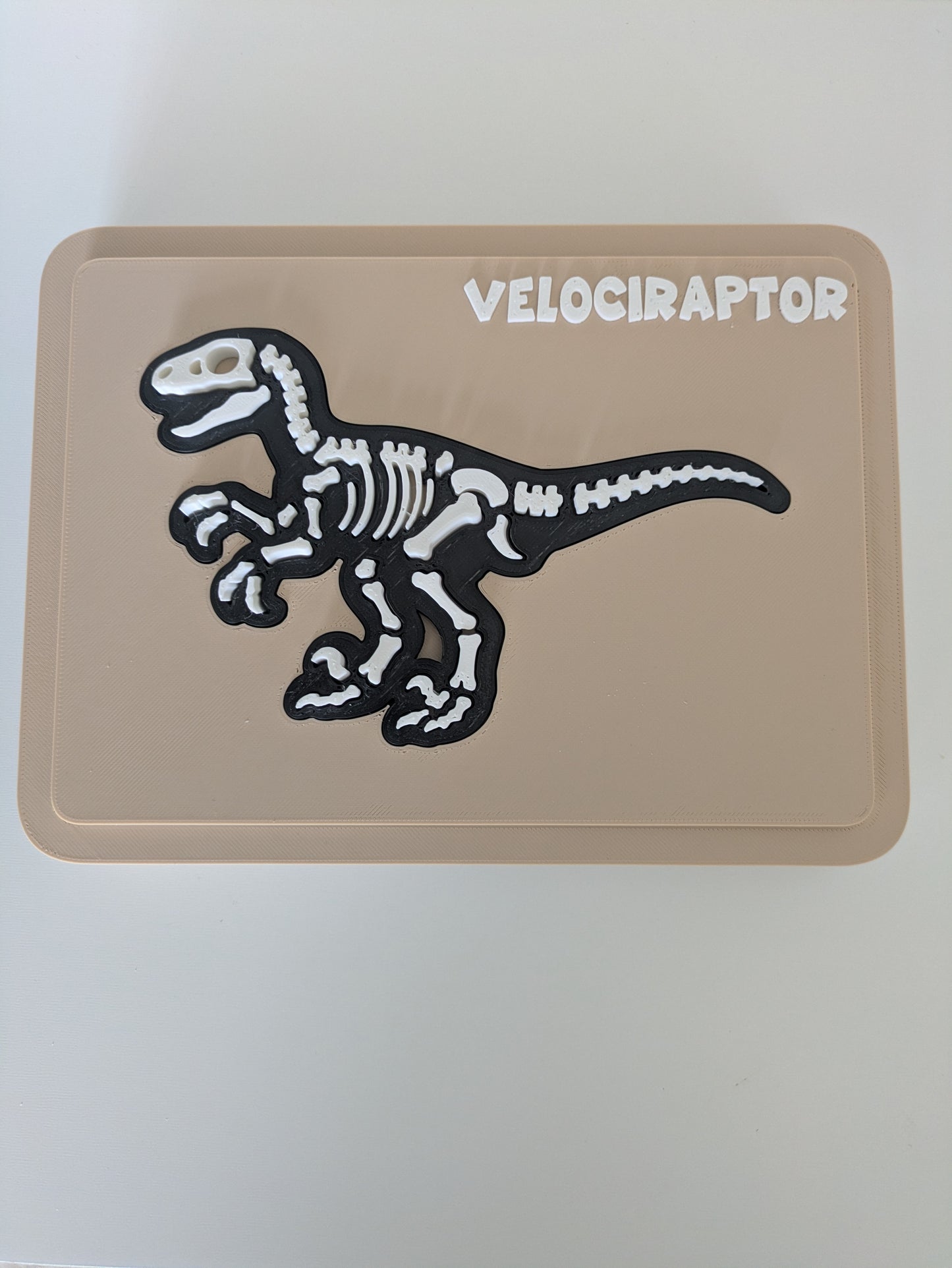 Kids Velociraptor Puzzle - 3D Printed