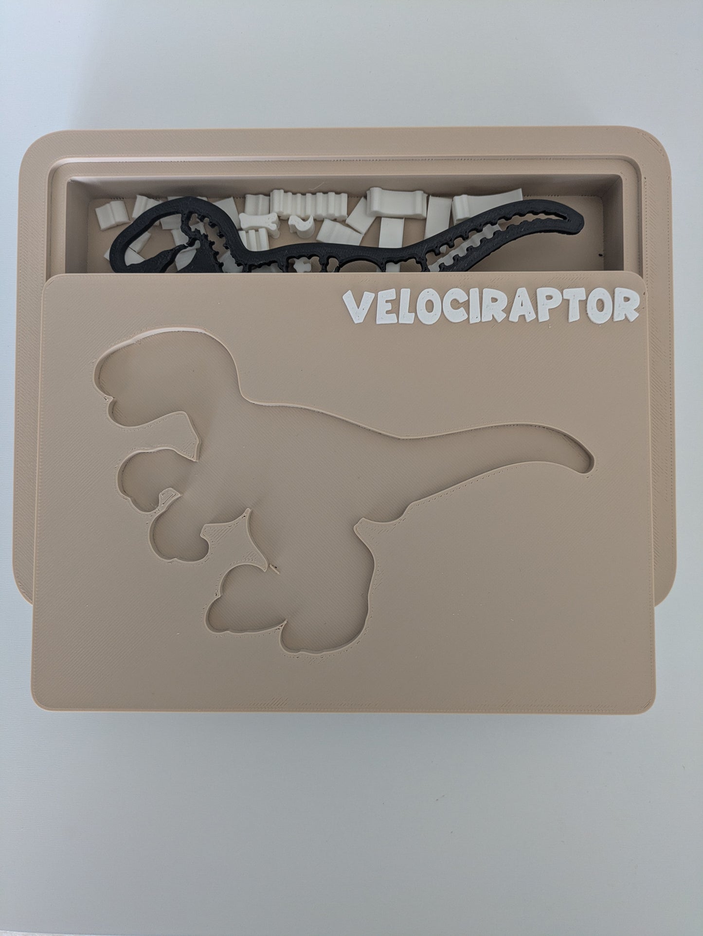 Kids Velociraptor Puzzle - 3D Printed