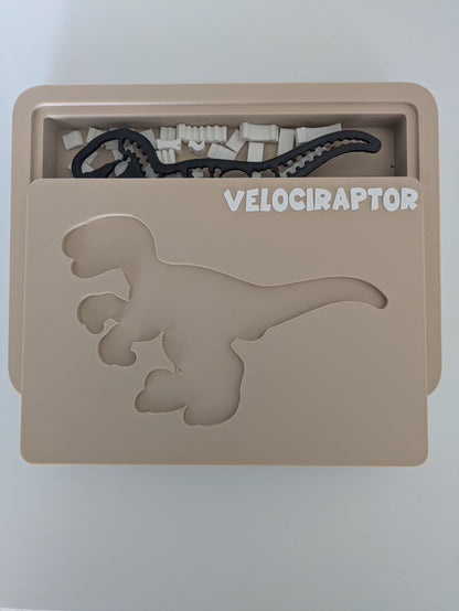 Kids Velociraptor Puzzle - 3D Printed