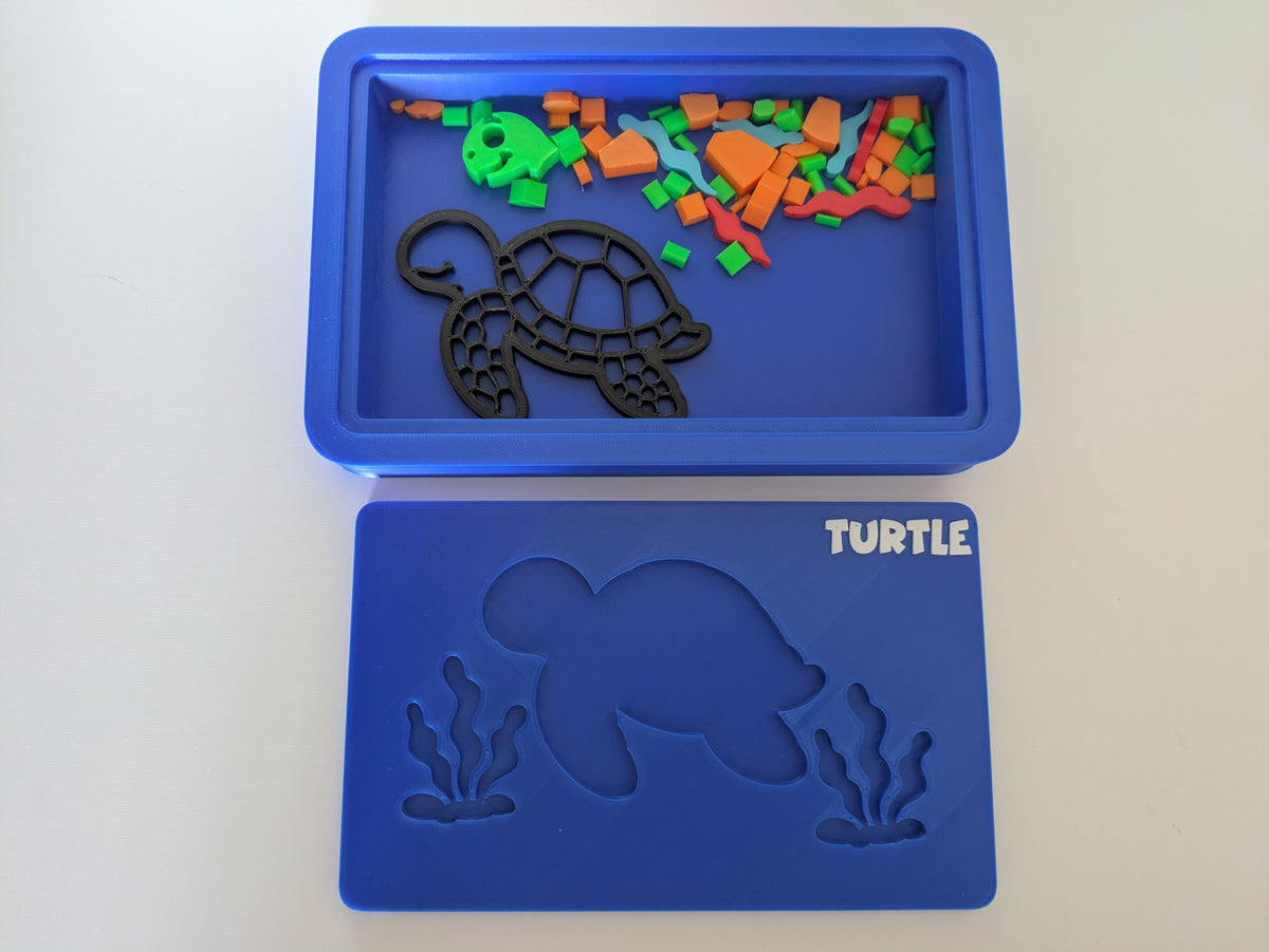 Kids Turtle Puzzle - 3D Printed