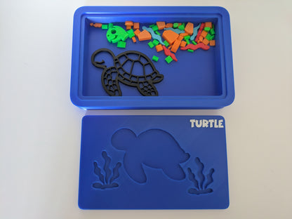 Kids Turtle Puzzle - 3D Printed
