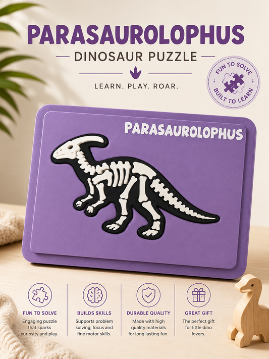 Kids Dinosaur Puzzle - Parasaurolophus