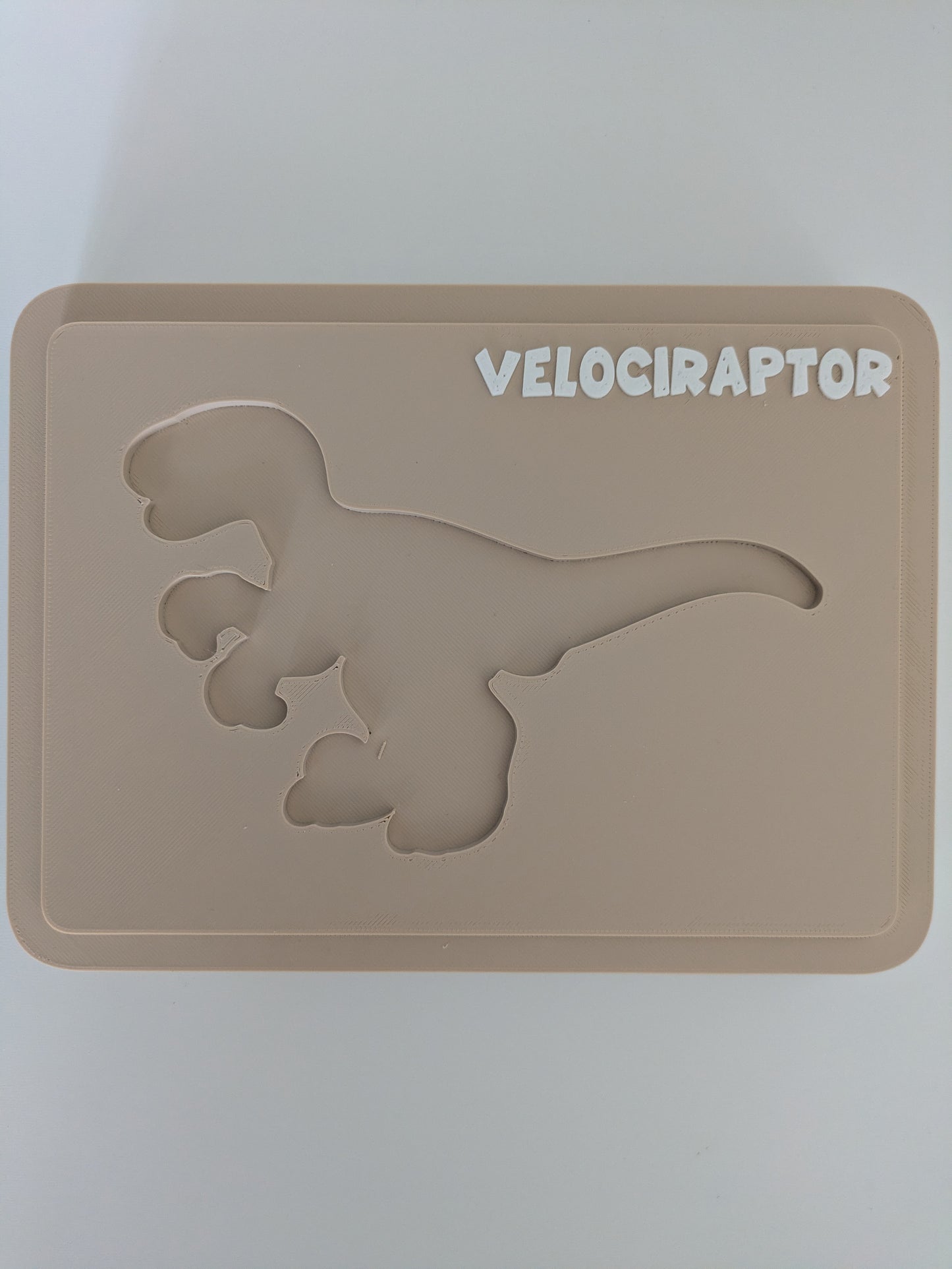Kids Velociraptor Puzzle - 3D Printed