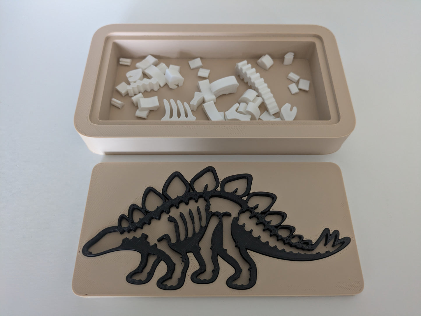Kids Stegosaurus Puzzle - 3D Printed