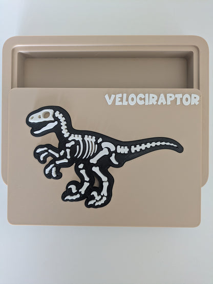 Kids Velociraptor Puzzle - 3D Printed